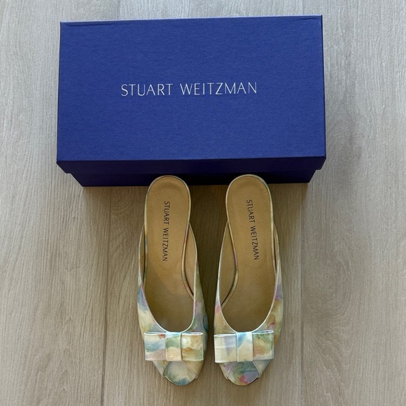 Stuart Weitzman Women's Pastel Bow Heels - Picture 1 of 6